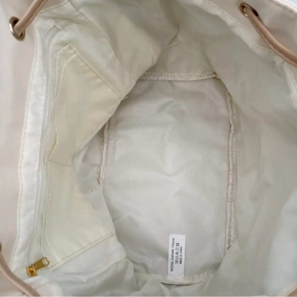 Cream Backpack - Picture 3 of 10